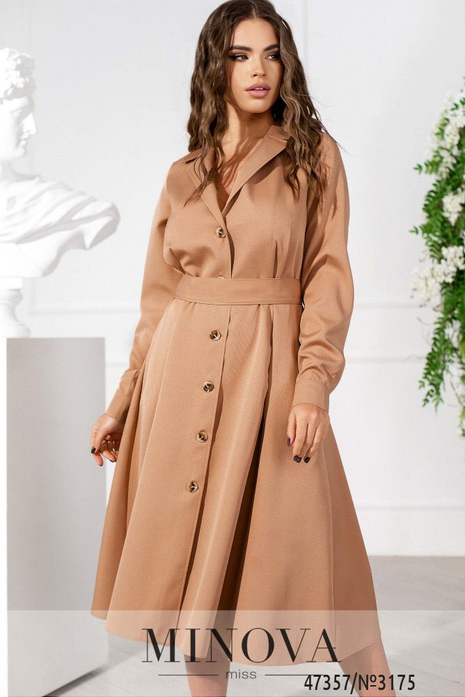 Платье 3175-бежевый Minova