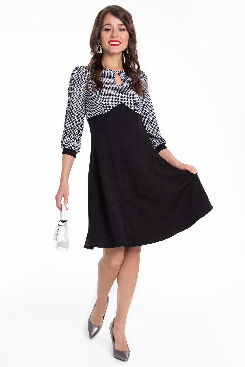 Платье "Нэнси" (гусиная лапка) П1970 LT Collection (Акция)