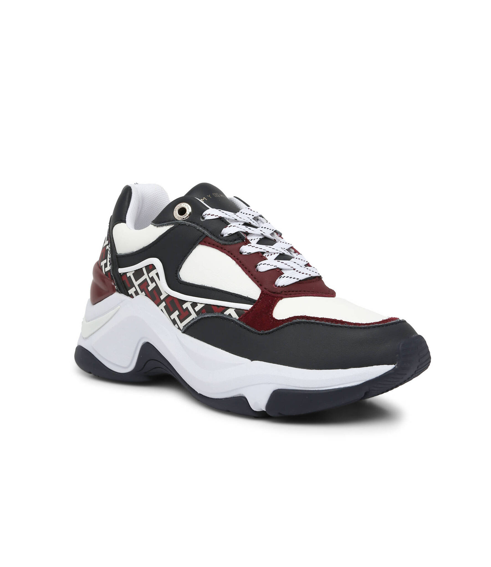 кожаные кроссовки chunky Tommy Hilfiger - белый(FW0FW06789)