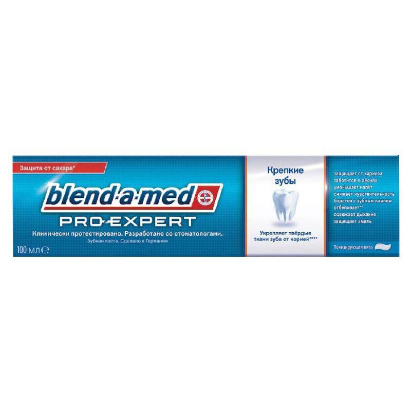 Паста зубная blend-a-med pro-expert крепкие зубы тонизирующая мята 75 мл