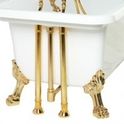 Ванна Migliore Impero Podium 25510 180x87хH76 см. белая, подиум белый золото