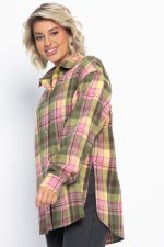 Рубашка Дэлли (зелено-розовая) Б15106-7М LT Collection