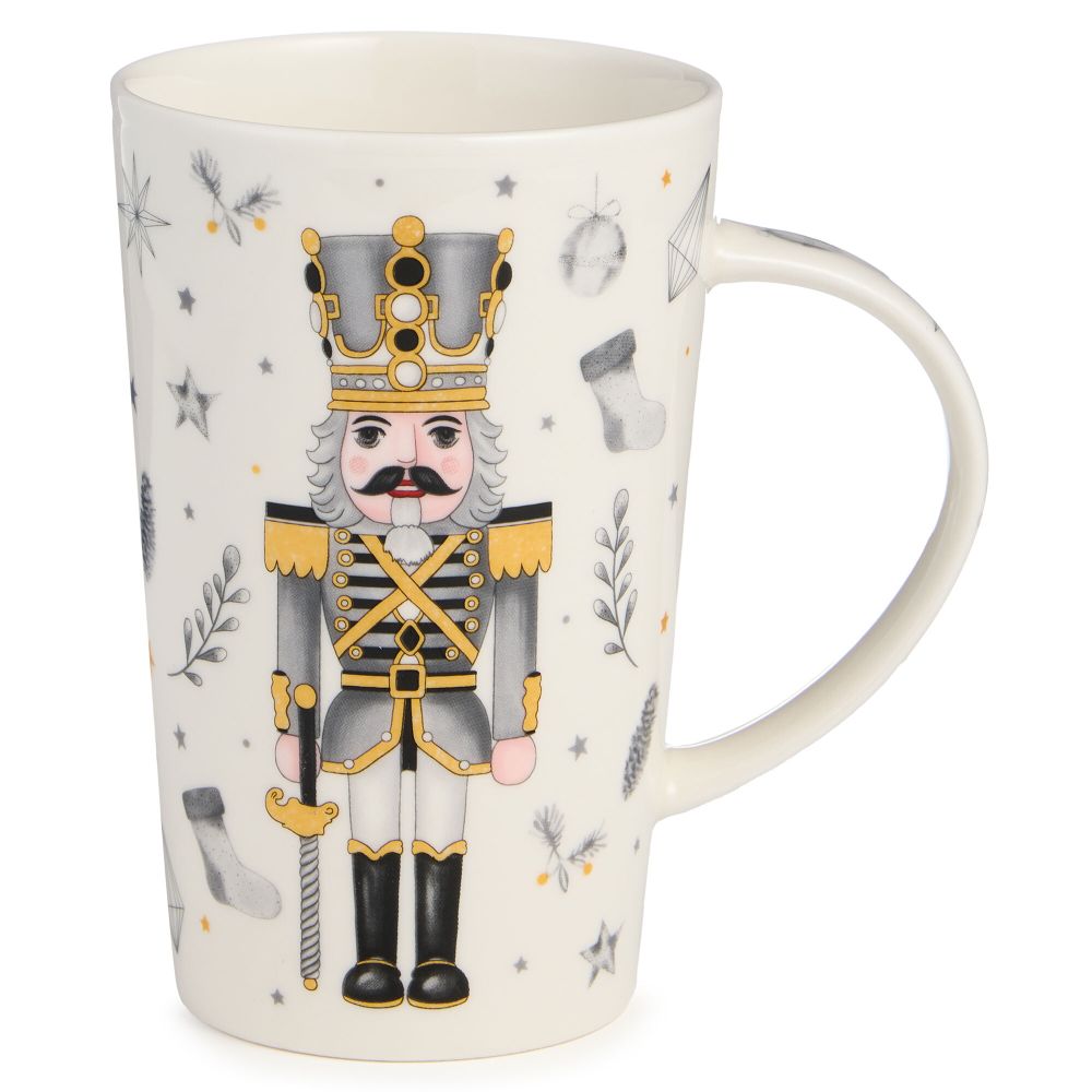 НАБОР ПОДАРОЧНЫЙ LEFARD "ЩЕЛКУНЧИК" (КРУЖКА 385 МЛ В КОМПЛЕКТЕ С ЁЛОЧНОЙ ИГРУШКОЙ)