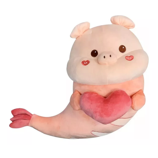 Мягкая игрушка Свинка-креветка, 35см