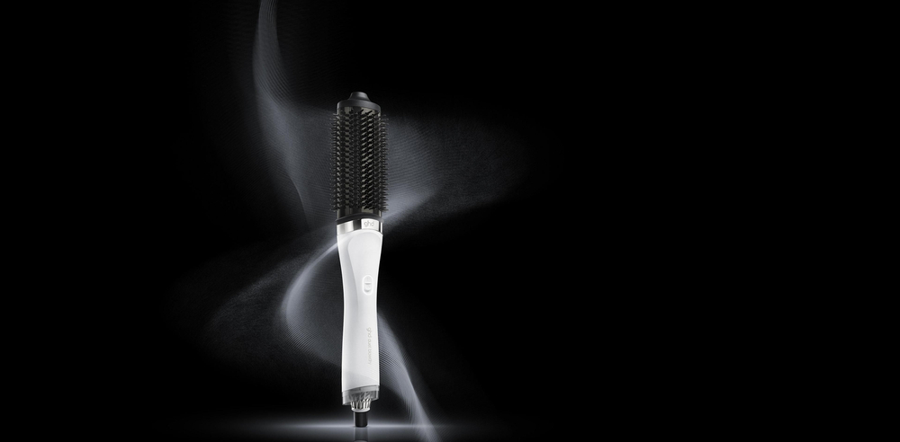 Ghd Фен-щётка Duet Blowdry HAIR DRYER BRUSH IN WHITE с термостойкой косметичкой и щёткой