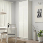 Книжный шкаф - BILLY / OXBERG IKEA/ БИЛЛИ/  ОКСБЕРГ ИКЕА,  237х80 см, белый