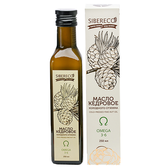 Масло кедровое сыродавленное 250мл