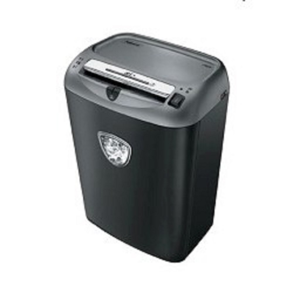 Шредер (уничтожитель бумаг) Fellowes Шредер Powershred 75Cs FS-46750 (FS-4675001 / FS-4675002)(авт., 3.9х50мм, 12лст., 27лтр., уничтожает: скобы, карты, скрепки, CD, селектор кол-ва листов)