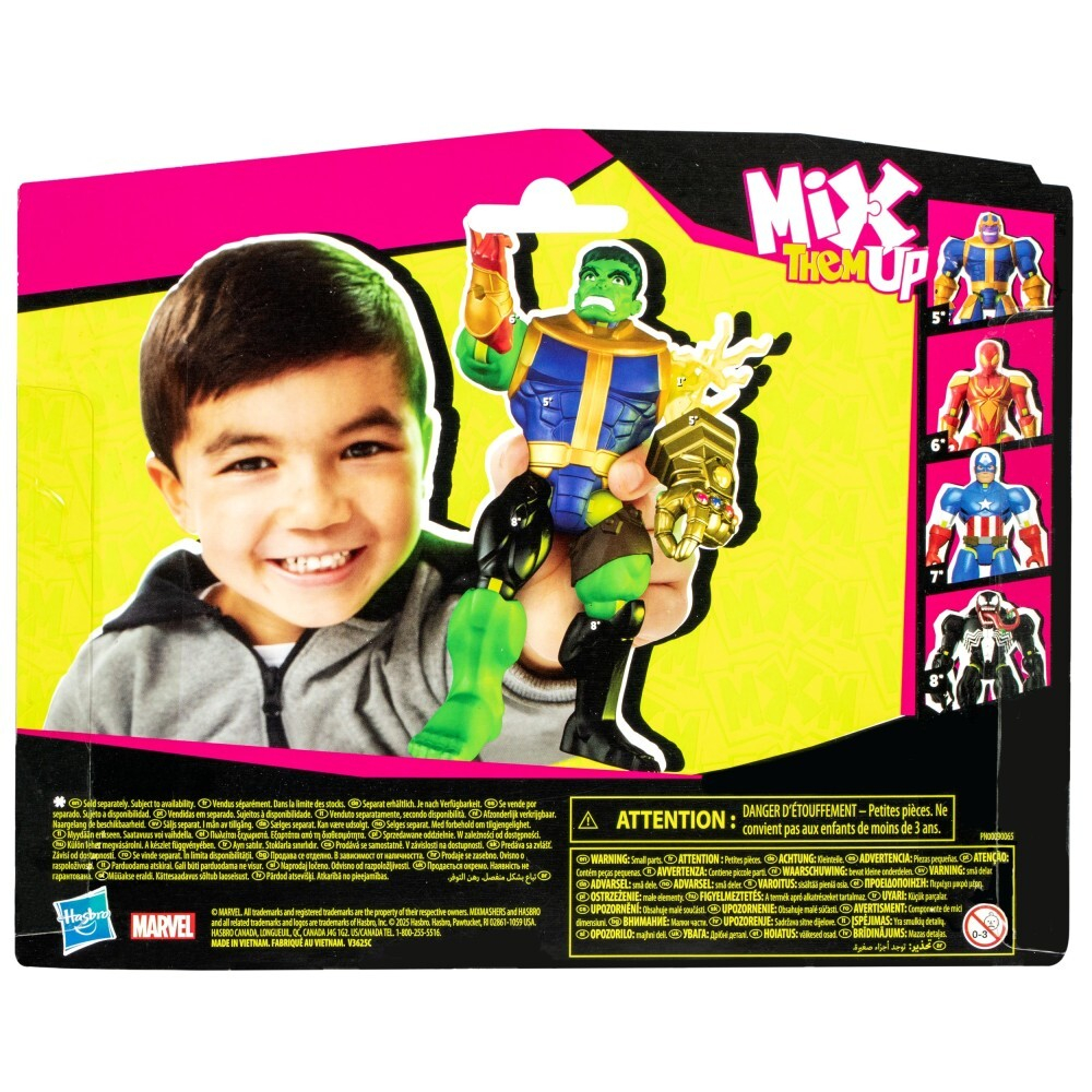 Hasbro Marvel MixMashers - фигурка Халка 12 см + аксессуары Мстителей F9270