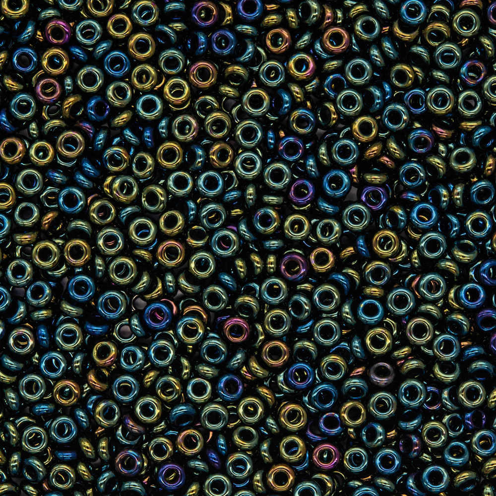 Японский бисер TOHO Demi 11/0 (№84), металлизированный, непрозрачный глянцевый