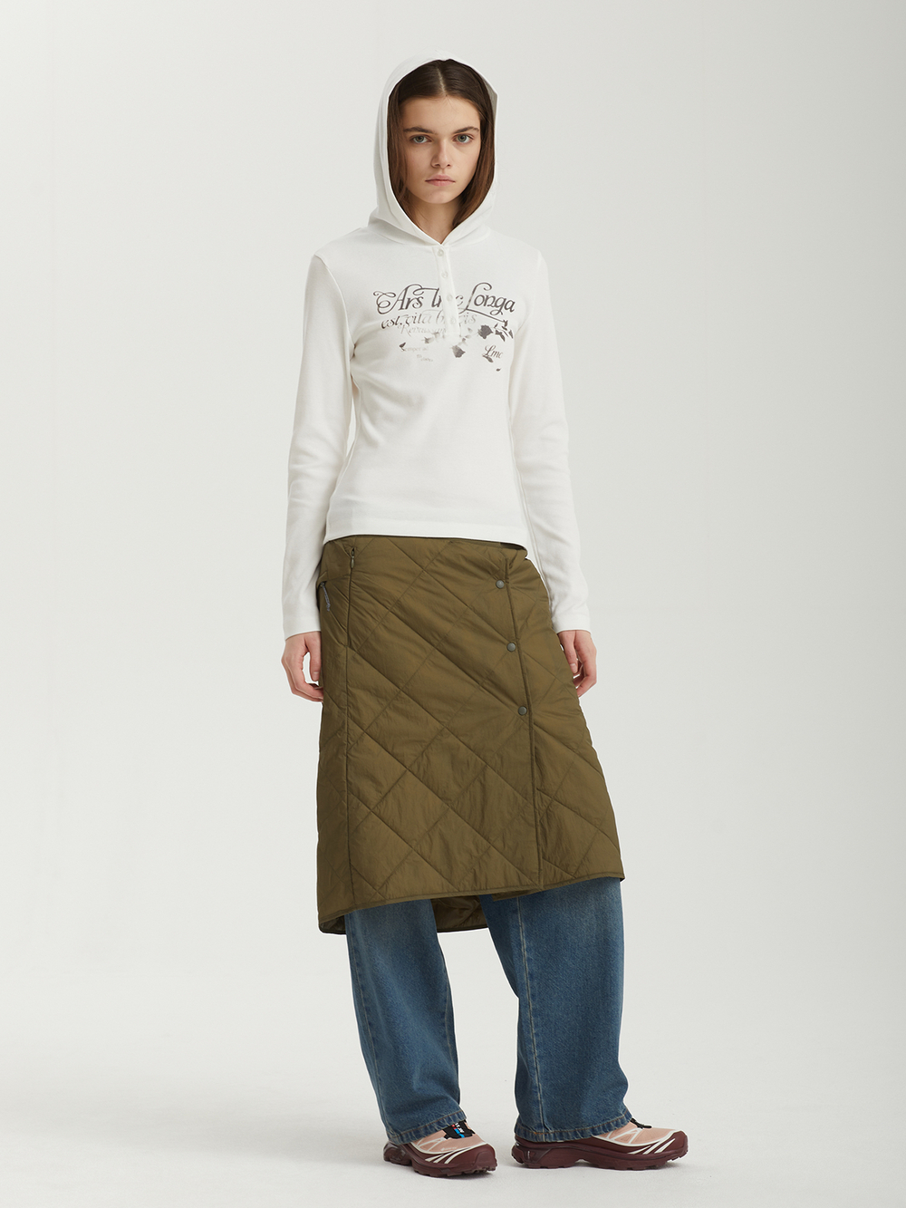 Женский Лонгслив Button