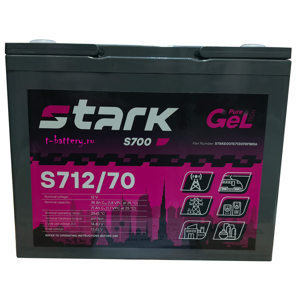 Тяговые аккумуляторные батареи STARK S712/70