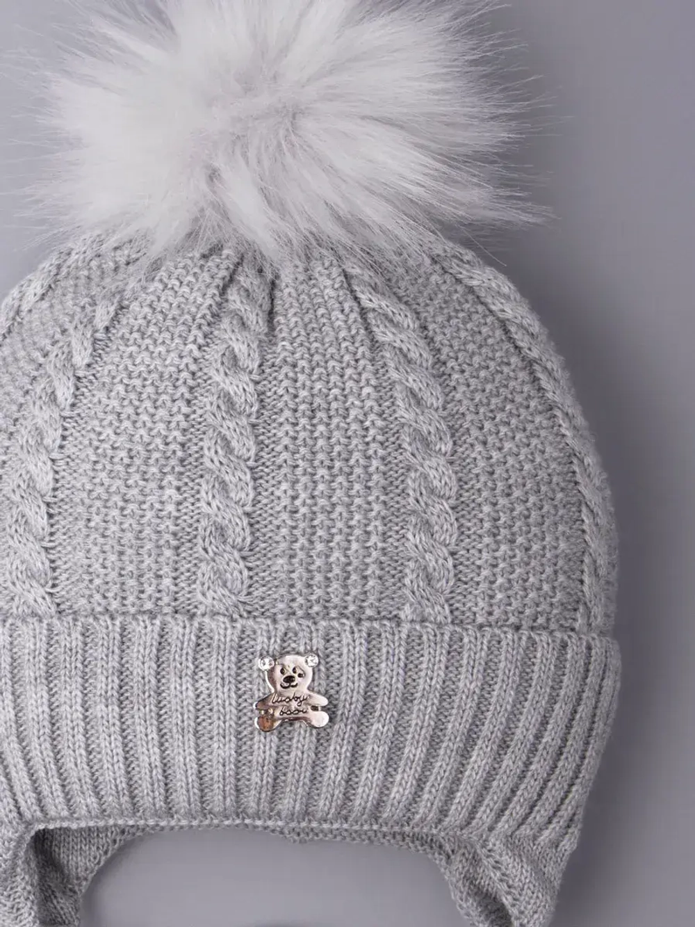 Шапка вязаная демисезонная для детей