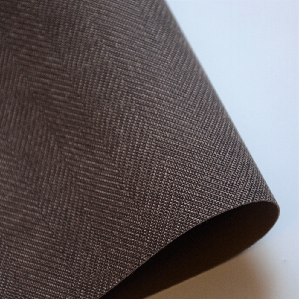 Кожзам переплетный с тиснением "TWEED", какао