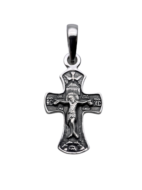 Крест из серебра/Чернение