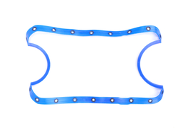 Прокладка поддона маслянного картера УМЗ 417,421,4216 а/м ГАЗель, УАЗ (цельная) синий силикон с шайбами СТАНДАРТ (Балаково)