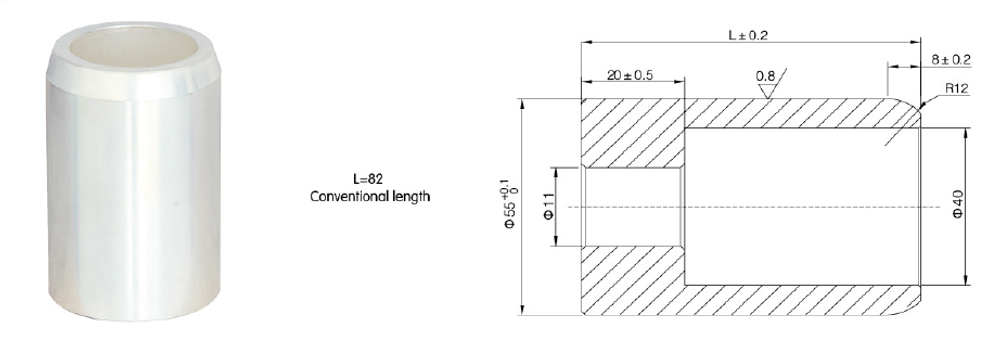 Контакт стационарный 1600А, 55*82, Ф40