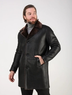 Дубленка зимняя натуральная длинная куртка