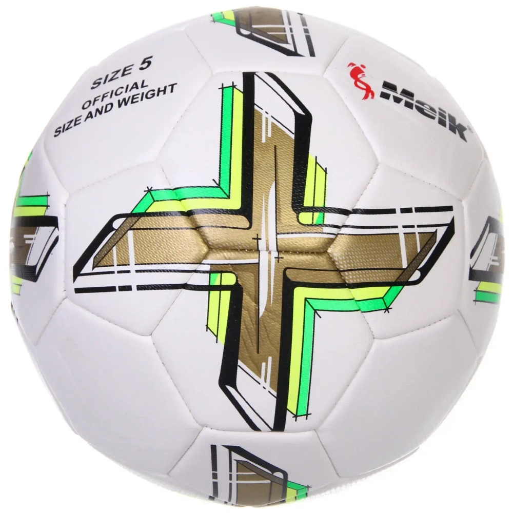 Мяч футбольный Meik MK-036 (ПУ, размер 5, 3 слоя)