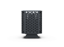 Банная печь Душа-15 Сетка Перфорация стекло