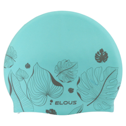 Шапочка для плавания Elous силикон рисунок
