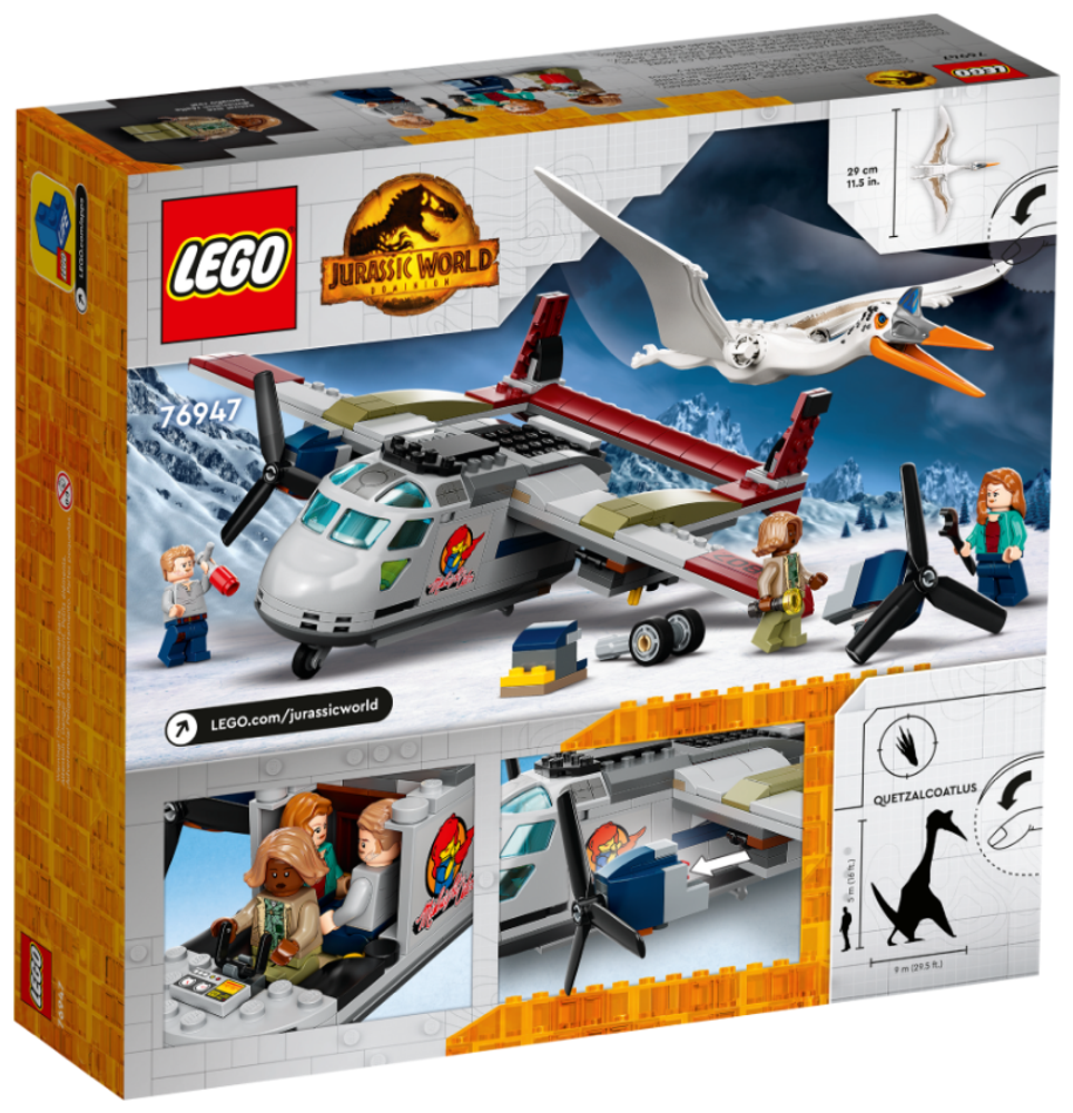 Конструктор LEGO Jurassic World 76947 Кетцалькоатль: нападение на самолёт
