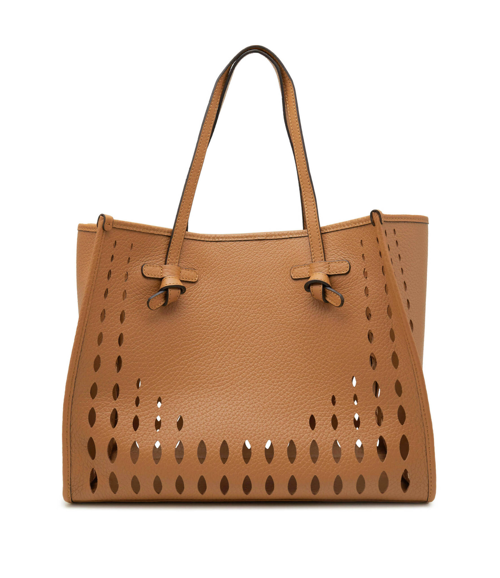 Кожаная сумка-шопер + поясная сумка GIANNI CHIARINI - коричневый(BS 10830 TKLFOR)