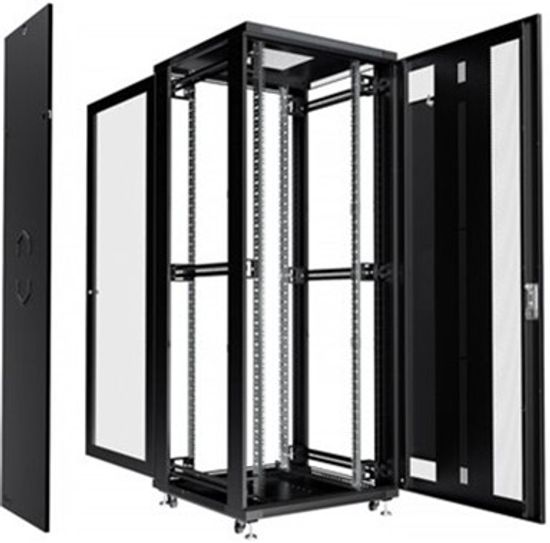 Шкаф серверный Cabeus 42U RAL 7035 IP20 ND-05C-42U80/100-BK