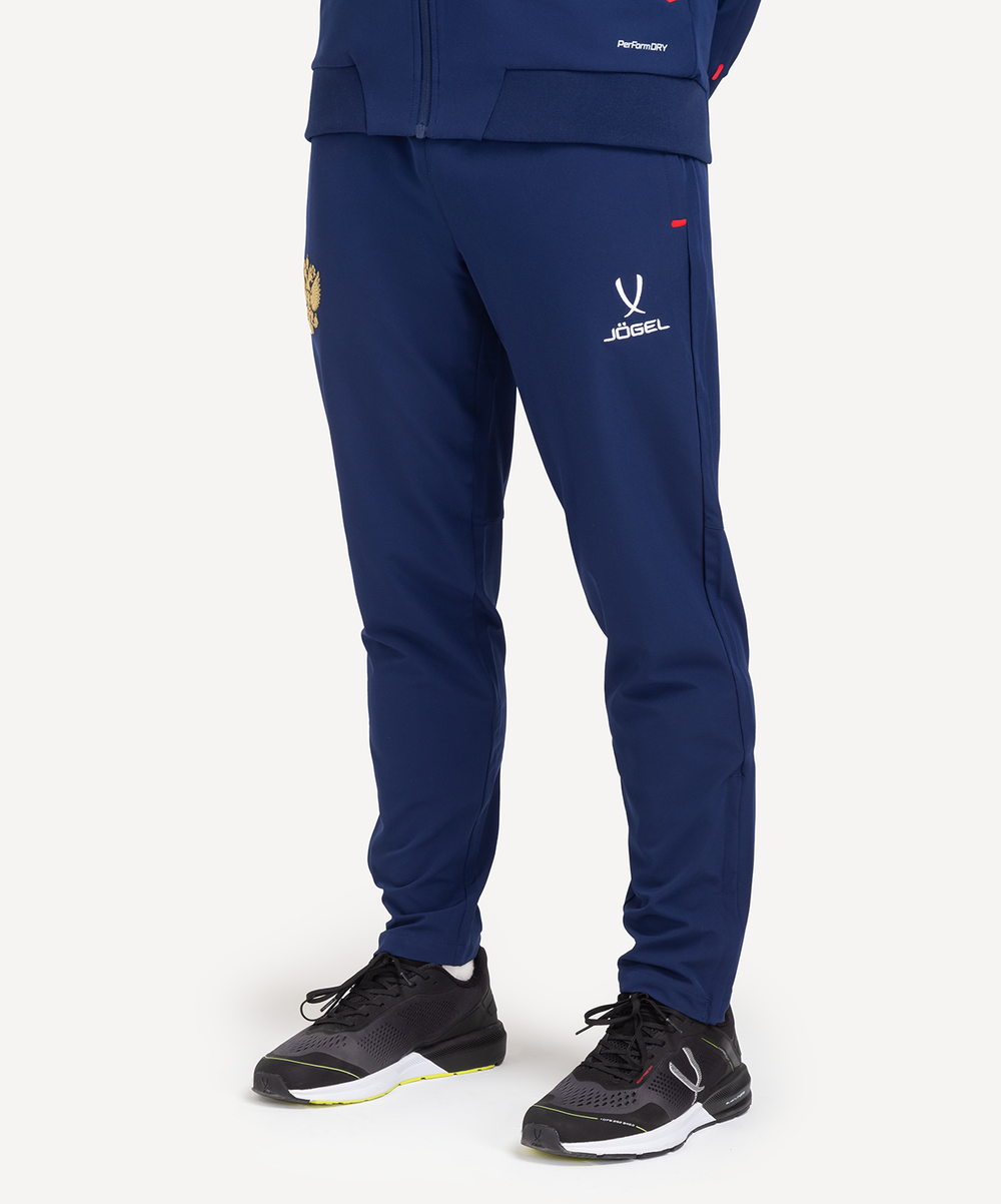 Брюки спортивные JÖGEL NATIONAL PerFormDRY Woven Pants, темно-синий