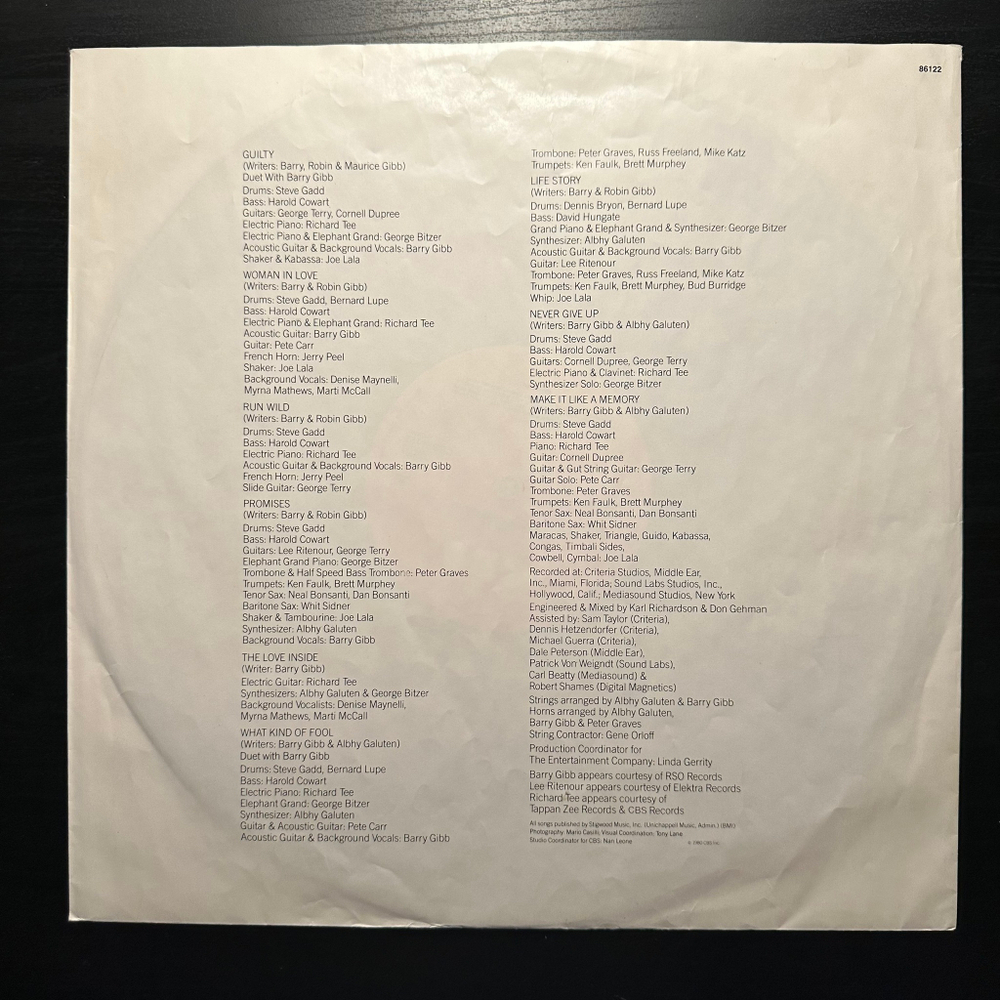 Streisand - Guilty (Европа 1980г.)