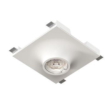 Встраиваемый гипсовый светильник для установки в потолках из гипсокартона LED AR111 GU10/LED AR111 G53 SN 108 белый Capella Stellanova