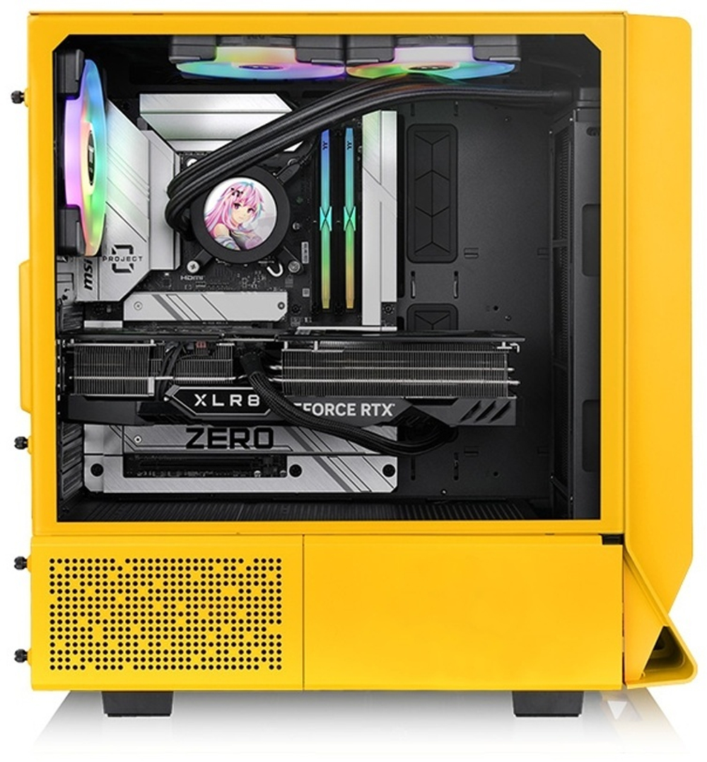 Корпус Thermaltake Thermaltake Ceres 350 MX Bumblebee желтый