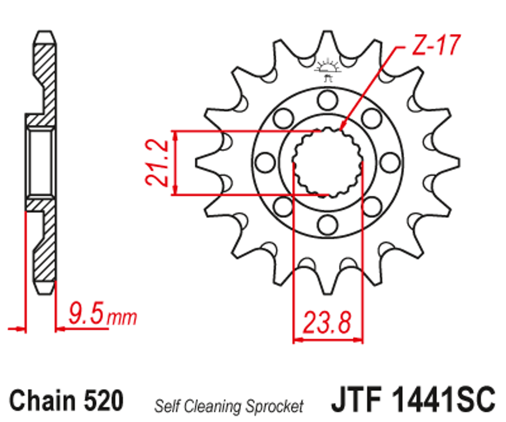 Звезда JTF1441.14SC