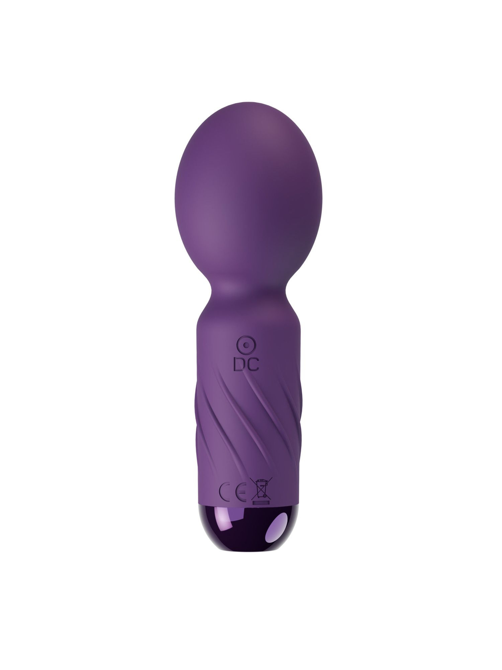 Мини-wand вибратор Secwell фиолетовый, 10 режимов вибрации