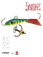 Балансир Lucky John FIN 3 с тройником 40мм/20 блистер