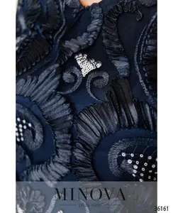 Платье 390-1-синий Minova