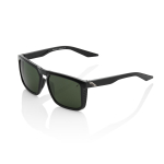 Спортивные очки 100% RENSHAW - Gloss Black - Grey Green Lens - OS