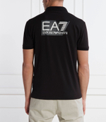 Поло EA7 - черный(3DPF16 PJ03Z)