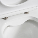 Унитаз-компакт безободковый BelBagno Lounge BB045CPR/SC с крышкой-сиденьем микролифт, белый