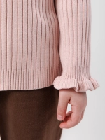 Джемпер для девочки с воланами