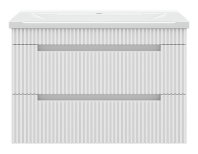 Тумба под раковину Brevita Ariana 80 подвесная (белая)