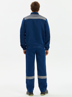 Костюм Лигор-1 СОП К. (тк.Смесовая,210) брюки, т.синий/серый