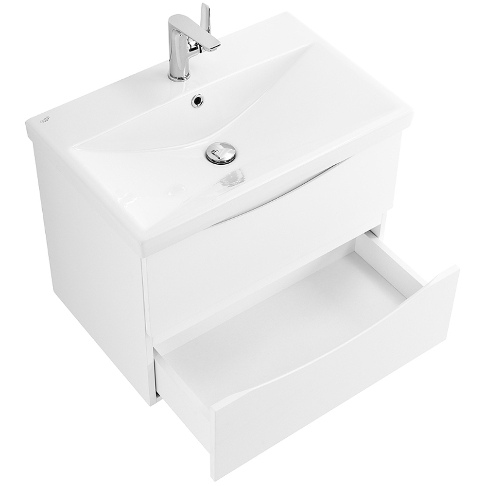 Тумба под раковину BelBagno Marino-Cer 60 MARINO-CER-600-2C-SO-BO-P подвесная Bianco Opaco
