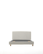 Кровать Valma из жемчужного шенилла со съемным чехлом для матраса 90 x 200 см