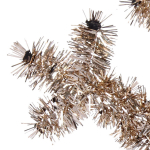 Украшение фольгированное «Снежинка» 30 см, шампань