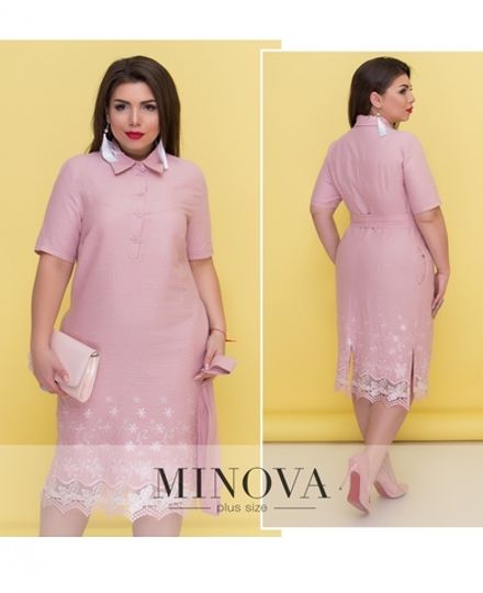 Платье 292-пудра Minova Фото 1