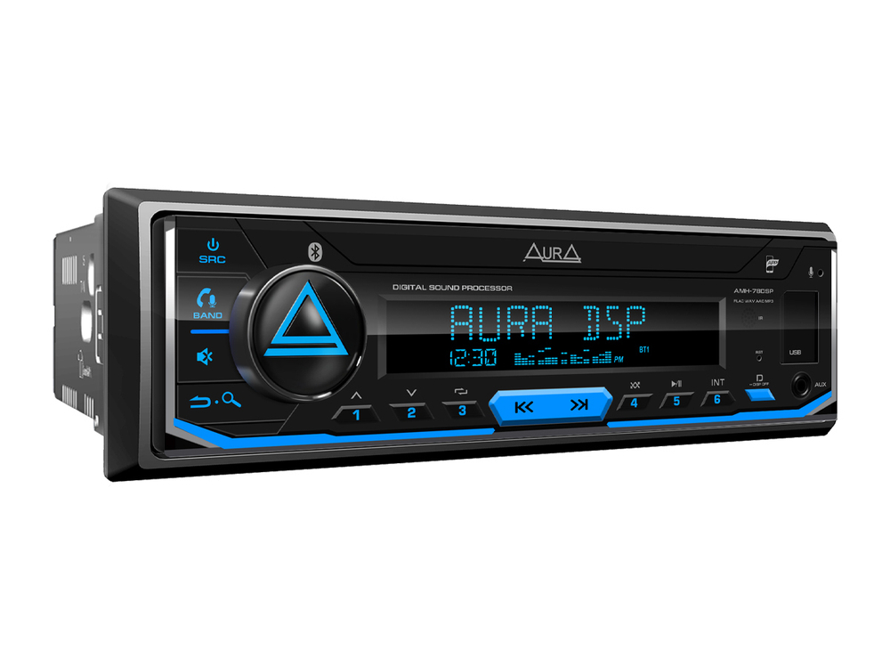 AURA AMH-78DSP процессорный BT/USB/FM 1 DIN ресивер