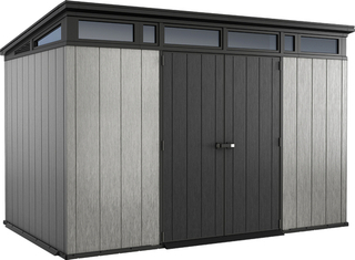 Пластиковый сарай Keter Artisan 11x7, серый (размеры 342 х 216 см)