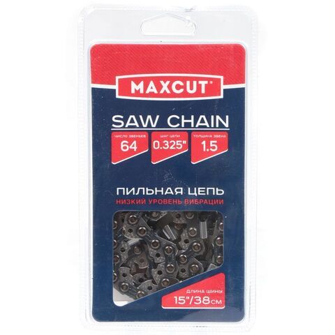 Цепь пильная Maxcut, 21LV-64E, цепь 0.325 '', 1.5 мм, 64 звен, блистер, 086321064