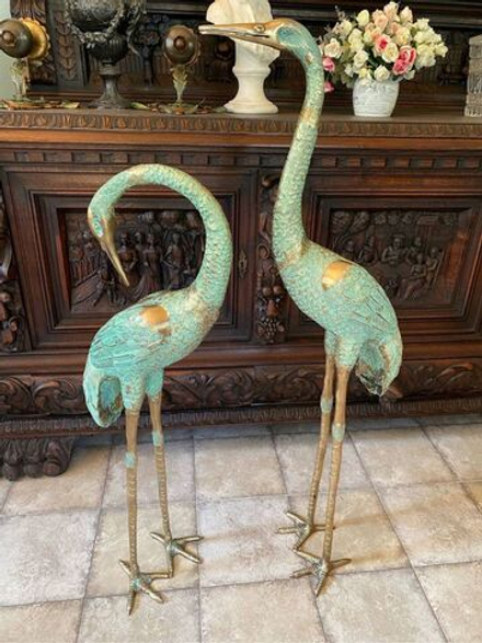 Бронзовые журавли